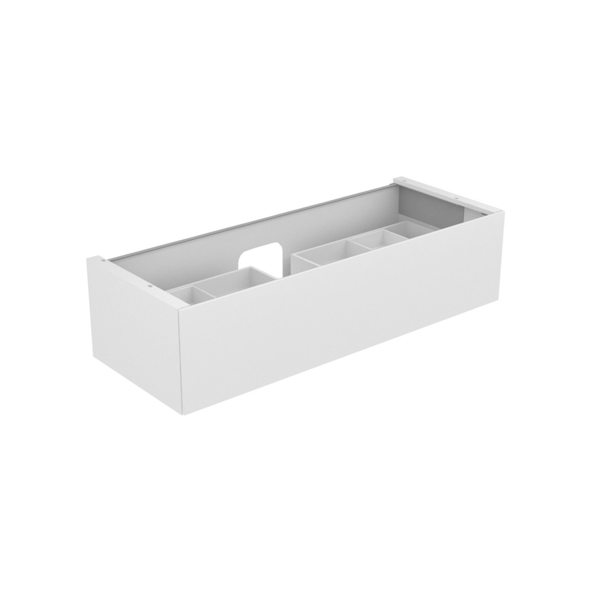 Keuco Waschtischunterschrank Edition 11 140x35x53,5cm, m LED, Strukturl. anthr.