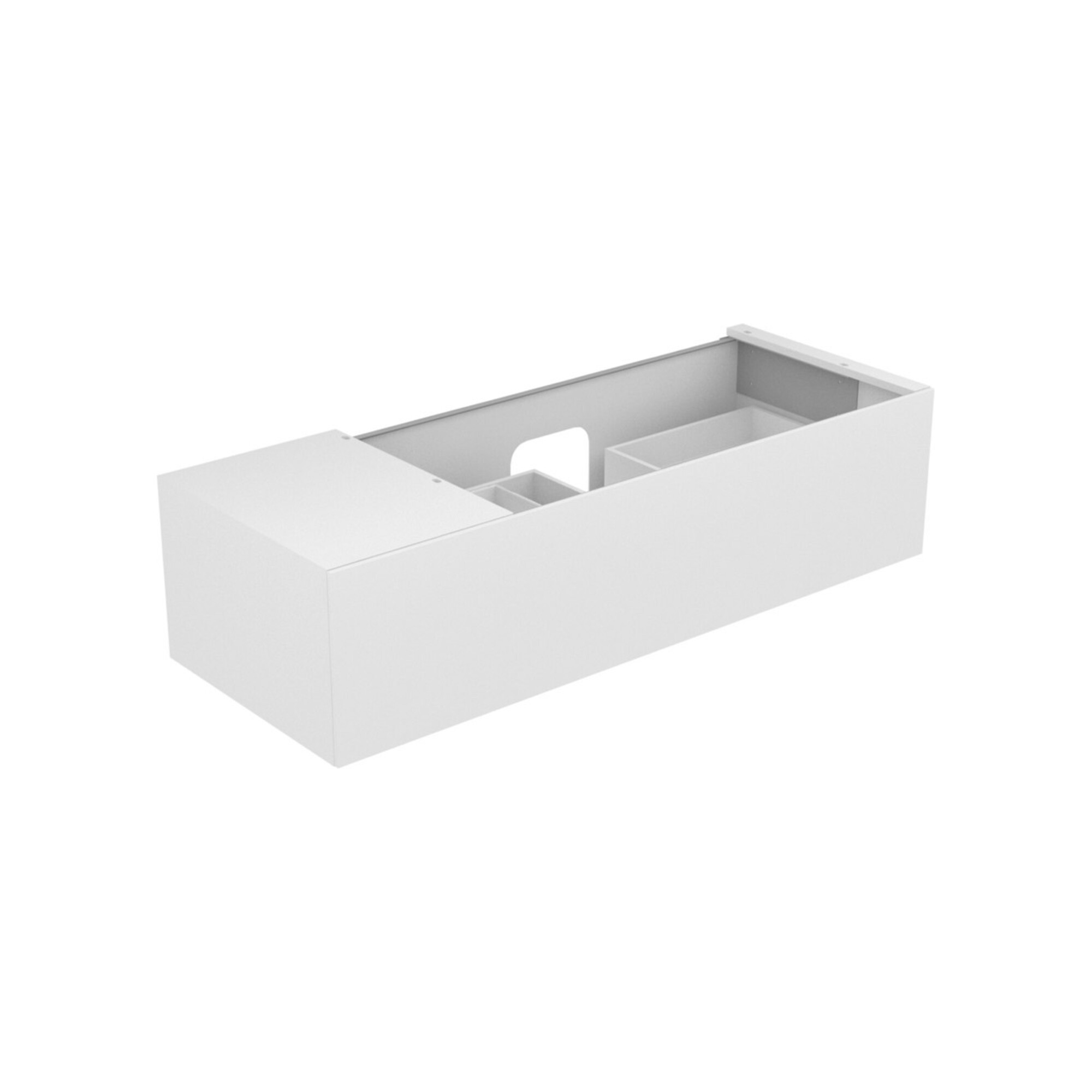 Keuco Waschtischunterschrank Edition 11 140x35x53,5cm, Strukturlack Trüffel