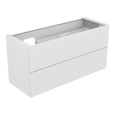 Keuco Waschtischunterschrank Edition 11 140x70x53,5cm, Lac s-matt, Gl. cashm kl