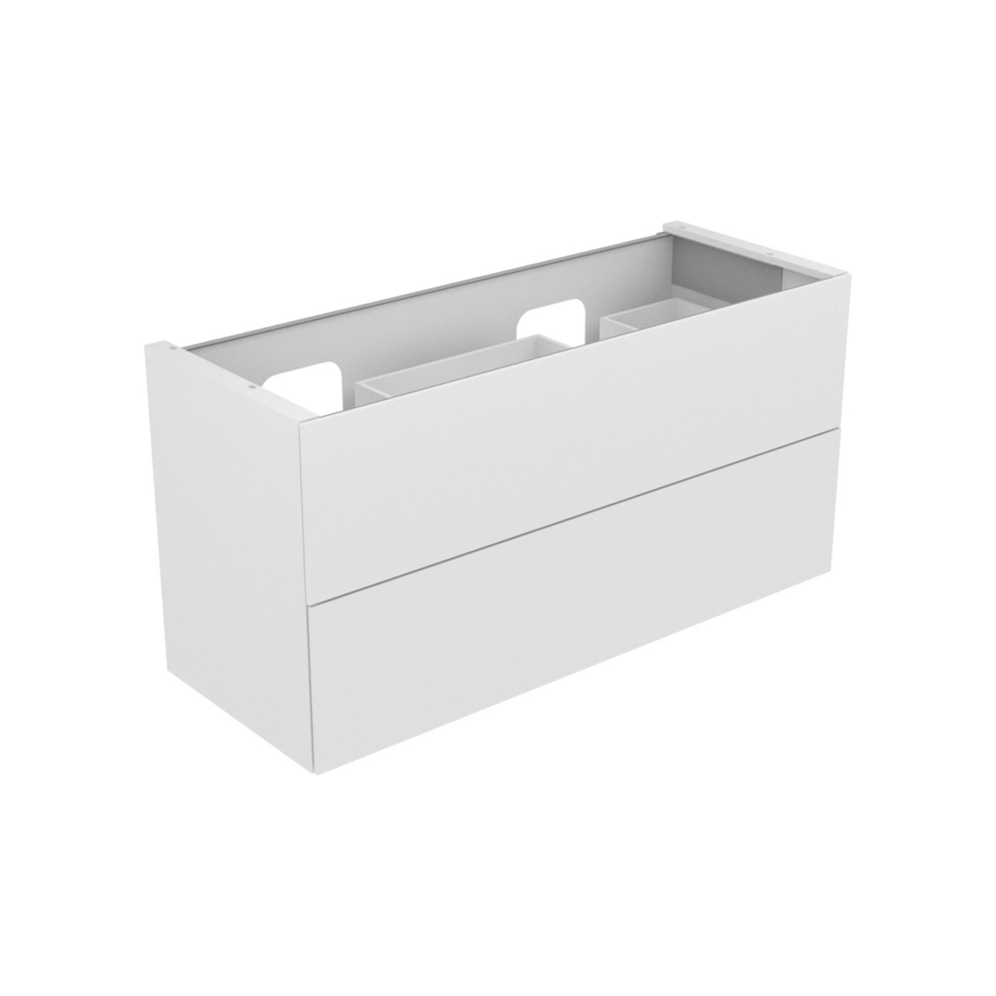 Keuco Waschtischunterschrank Edition 11 140x70x53,5cm, m LED, Strukturl. we