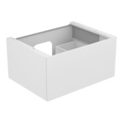 Keuco Waschtischunterschrank Edition 11 70x35x53,5cm, m LED, Lac s-matt, Gl. sw