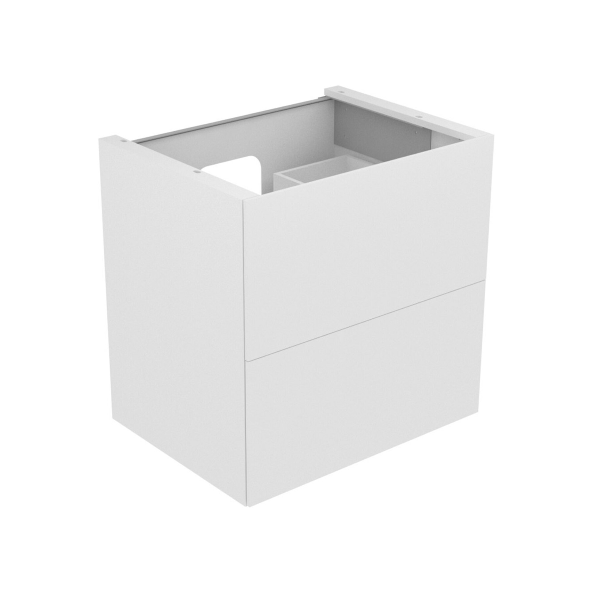 Keuco Waschtischunterschrank Edition 11 70x70x53,5cm, Lac s-matt, Gl. cashm klar