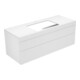 Keuco Waschtischunterschrank Edition 400 140x54,6x53,5cm, 2 AZ, m L, w/ant hgl kl-1