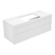 Keuco Waschtischunterschrank Edition 400 140x54,6x53,5cm, 2 AZ, o L, we/Trüf. g k-1