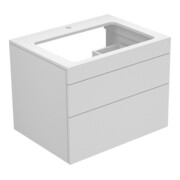 Keuco Waschtischunterschrank Edition 400 70x54,6x53,5cm, 2 AZ, m L, Nussb/Nussb F