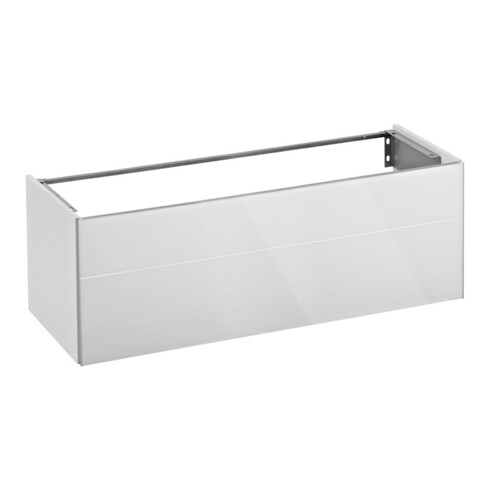 Keuco Waschtischunterschrank Royal Reflex 129,6x45x48,7cm, weiß/weiß