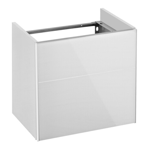 Keuco Waschtischunterschrank Royal Reflex 49,6x45x34,7cm, links, Magnolie/Magnolie