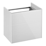 Keuco Waschtischunterschrank Royal Reflex 49,6x45x34,7cm, links, trüffel/trüffel