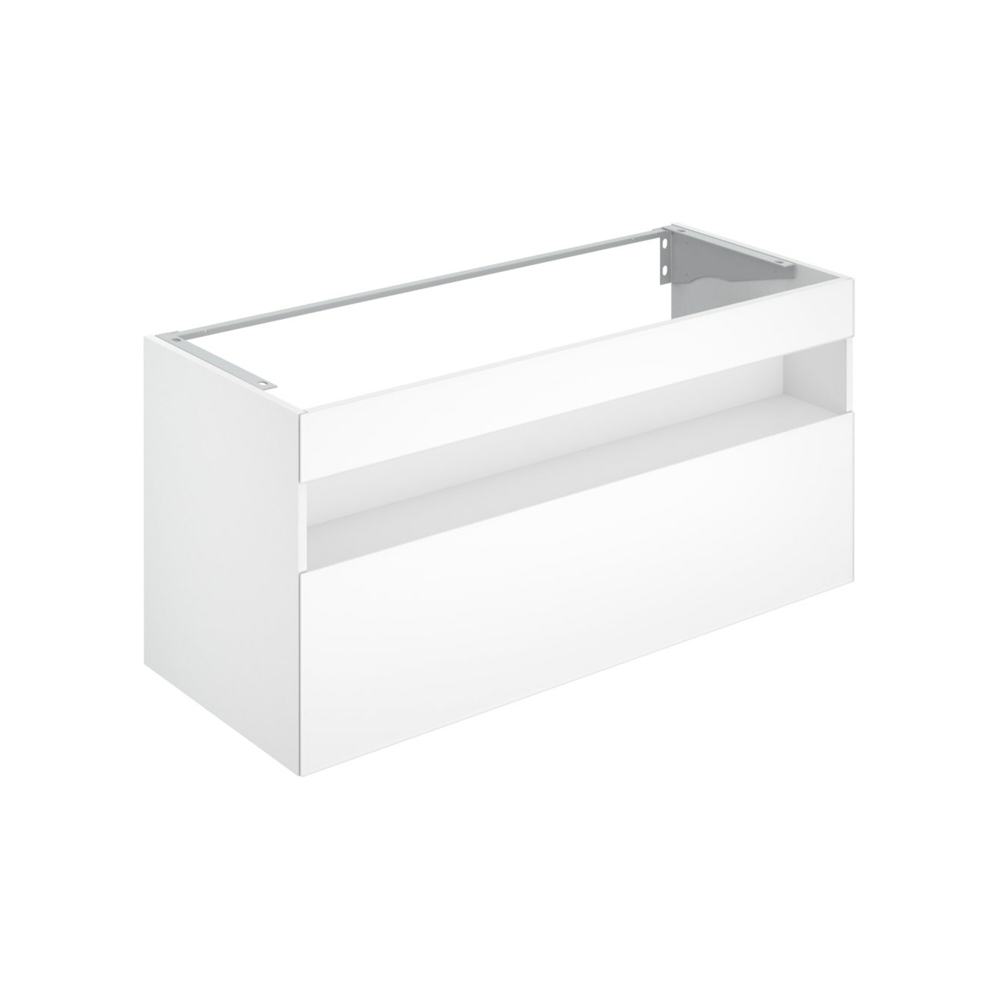 Keuco Waschtischunterschrank Stageline 120x62,5x49cm, D Vul., G Vul. sat, m El.