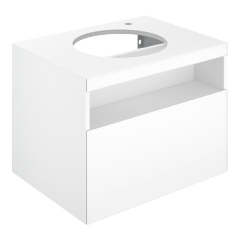 Keuco Waschtischunterschrank Stageline 65x55x49cm, D Vul., G Vul. sat, m El., H