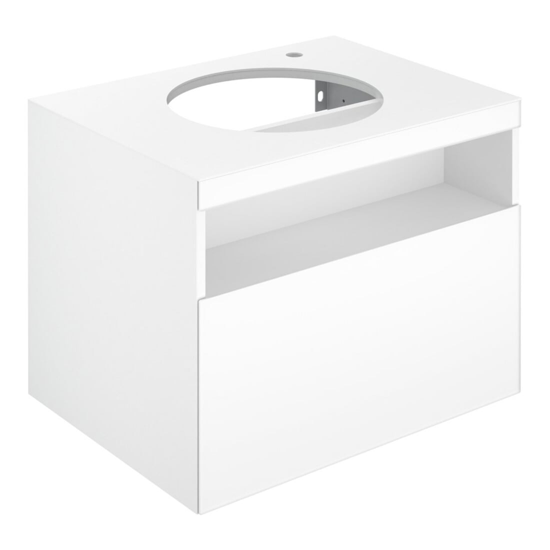 Keuco Waschtischunterschrank Stageline 65x55x49cm, D Vul., G Vul. sat, m El., H