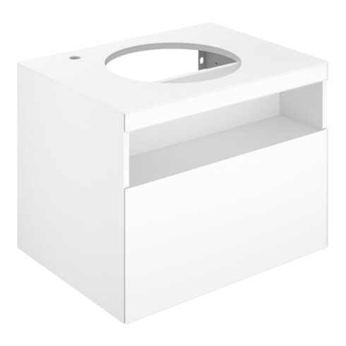 Keuco Waschtischunterschrank Stageline 65x55x49cm, D Vul., G Vul. sat, m El., m