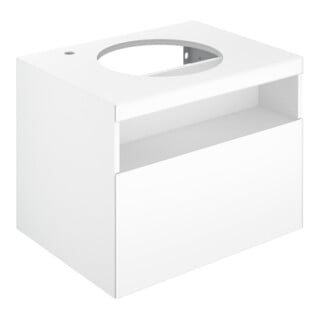Keuco Waschtischunterschrank Stageline 65x55x49cm, D Vul., G Vul. sat, o El., m