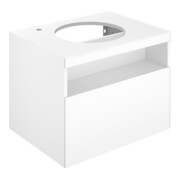 Keuco Waschtischunterschrank Stageline 65x55x49cm, Lac I m, G I sat, o El., m H