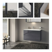 Keuco Waschtischunterschrank X-Line D an m, Gl an k, 100x60,5x49cm, 2 Ausz.-5