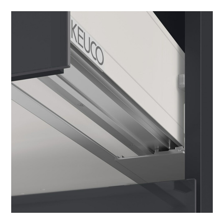 Keuco Waschtischunterschrank X-Line D an m, Gl an k, 120x60,5x49cm, 2 Ausz.