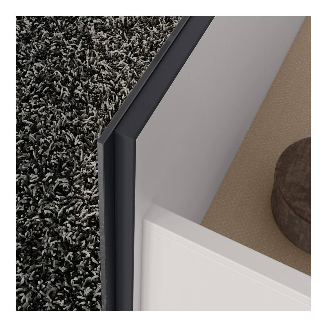 Keuco Waschtischunterschrank X-Line D an m, Gl an k, 120x60,5x49cm, 2 Ausz.
