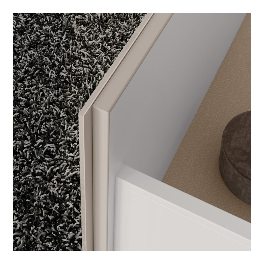 Keuco Waschtischunterschrank X-Line D ca m, Gl ca k, 80x60,5x49cm, 2 Ausz.