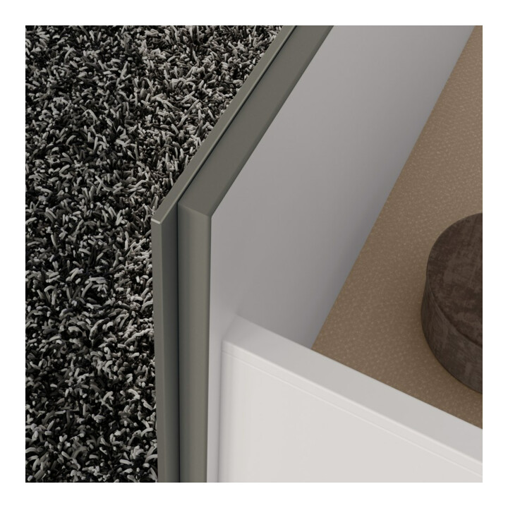 Keuco Waschtischunterschrank X-Line D I m, Gl I sat, 100x60,5x49cm, 2 Ausz.