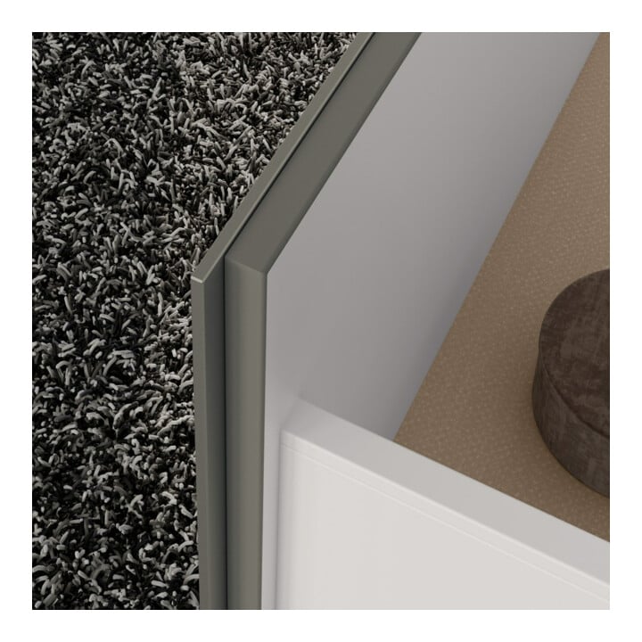 Keuco Waschtischunterschrank X-Line D I m, Gl I sat, 120x60,5x49cm, 2 Ausz.