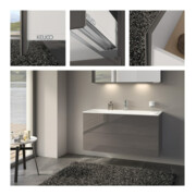 Keuco Waschtischunterschrank X-Line D Tr m, Gl Tr k, 120x60,5x49cm, 2 Ausz.-2