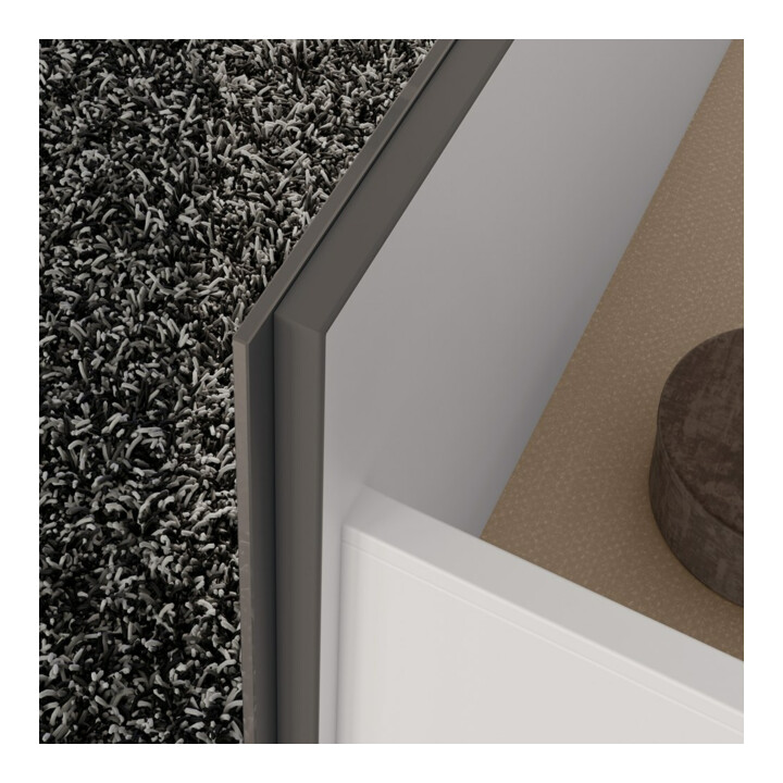 Keuco Waschtischunterschrank X-Line D Tr m, Gl Tr k, 120x60,5x49cm, 2 Ausz.