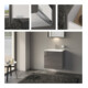 Keuco Waschtischunterschrank X-Line D Tr m, Gl Tr k, 65x60,5x49cm, 2 Ausz.
