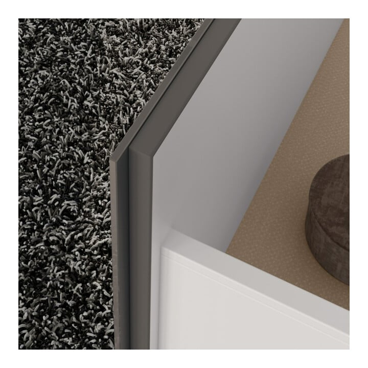 Keuco Waschtischunterschrank X-Line D Tr m, Gl Tr k, 80x60,5x49cm, 2 Ausz.
