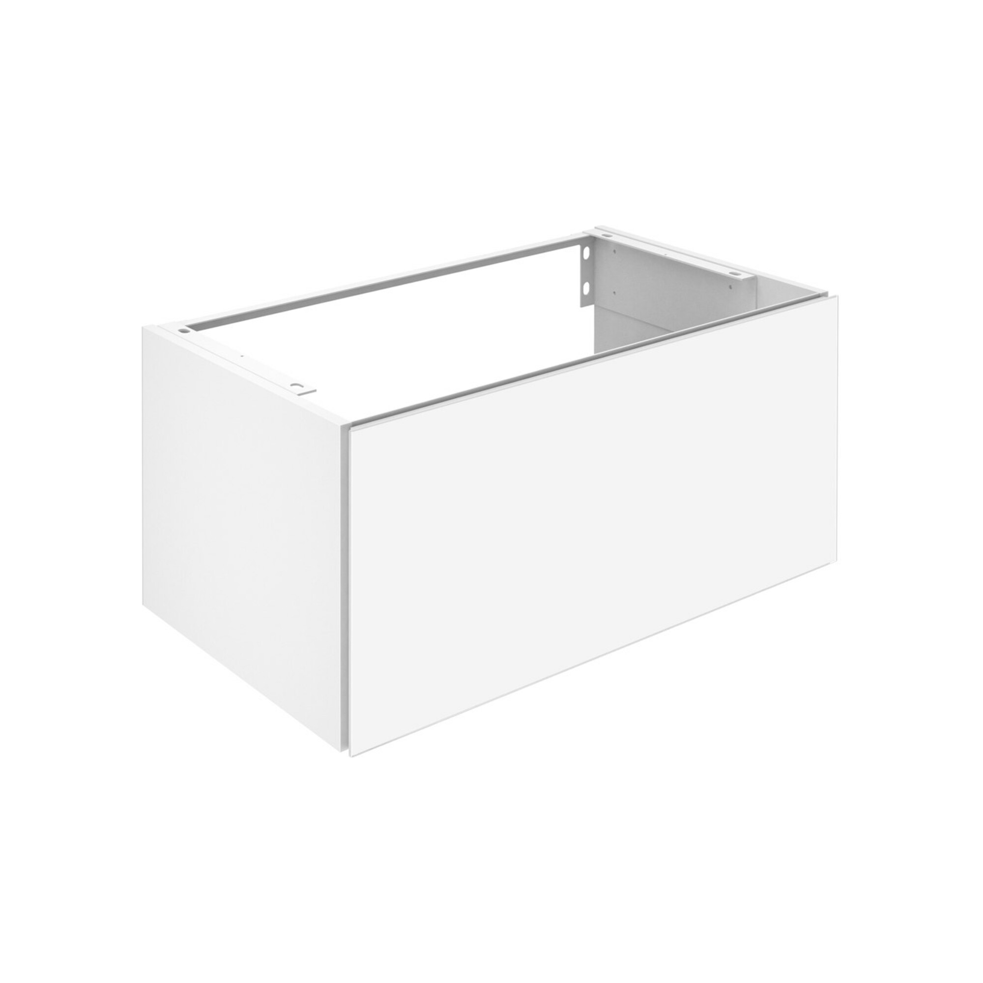 Keuco Waschtischunterschrank X-Line D Tr m, Gl Tr kl, 80x40x49cm, Frontausz.