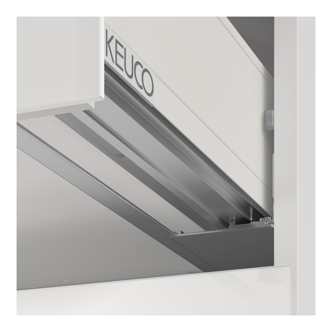 Keuco Waschtischunterschrank X-Line D w m, Gl w k, 100x60,5x49cm, 2 Ausz.