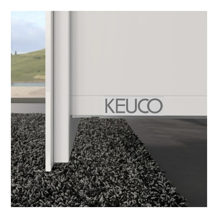 Keuco Waschtischunterschrank X-Line D w m, Gl w k, 100x60,5x49cm, 2 Ausz.