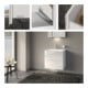 Keuco Waschtischunterschrank X-Line D w m, Gl w k, 65x60,5x49cm, 2 Ausz.