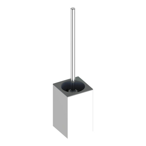 Keuco WC-Bürstengarnitur Edition 90 Wd.-Modell, Kst.-Einsatz anthr., verchromt