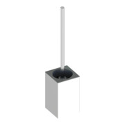 Keuco WC-Bürstengarnitur Edition 90 Wd.-Modell, Kst.-Einsatz anthr., verchromt