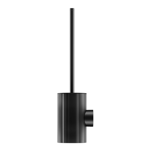 Keuco WC-Bürstengarnitur REVA 12864 Wd.Mod., m Echtkr.-Glas matt., sw matt