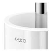 Keuco WC-Bürstengarnitur REVA 12864 Wd.Mod., m Echtkr.-Glas matt., verchromt-5