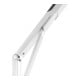 Keuco WC-Stützklappgriff AXESS Aluminium silber-eloxiert/schwarz, 700mm