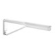 Keuco WC-Stützklappgriff AXESS Aluminium silber-eloxiert/weiß, 700mm-1