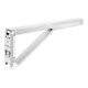 Keuco WC-Stützklappgriff AXESS Aluminium silber-eloxiert/weiß, 700mm