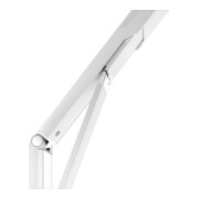 Keuco WC-Stützklappgriff AXESS Aluminium silber-eloxiert/weiß, 700mm-5