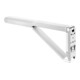 Keuco WC-Stützklappgriff AXESS Aluminium silber-eloxiert/weiß, 700mm-5