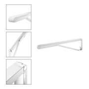 Keuco WC-Stützklappgriff AXESS Aluminium silber-eloxiert/weiß, 850mm-4