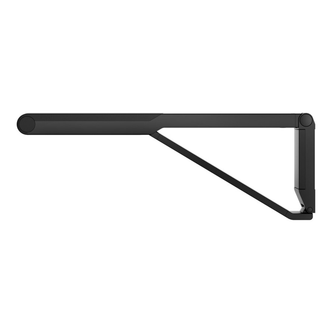 Keuco WC-Stützklappgriff AXESS schwarz matt/schwarz, 700mm
