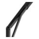 Keuco WC-Stützklappgriff AXESS schwarz matt/schwarz, 850mm