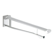 Keuco WC-Stützklappgriff Plan Care 850mm, gebremst, AL silber-elox./schwarz