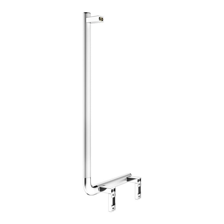 Keuco Winkelgriff AXESS 90G, li AF, vc, 381x851mm, AL si-elox/vc