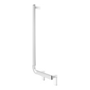 Keuco Winkelgriff AXESS 90Gr, li Ausf, 381x851mm, Alu si-elox/vc