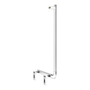 Keuco Winkelgriff AXESS 90Gr, li Ausf, 381x851mm, Alu si-elox/vc-4