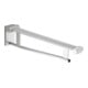 Keuco WT-Stützklappgriff Plan Care 650mm, gebremst, AL silber-elox./schwarz-1
