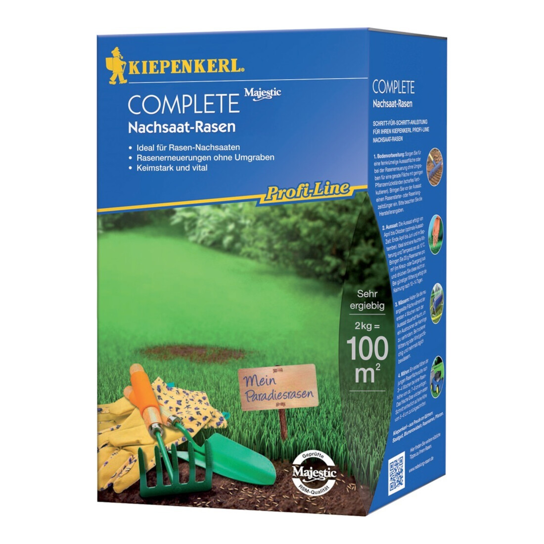 Kiepenkerl Gazon de regarnissage 2 kg Profi-Line Complete